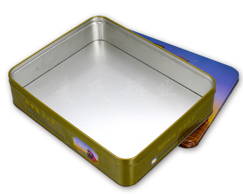 鮮參堂海參鐵皮盒 鮮參堂海參鐵皮盒正面圖