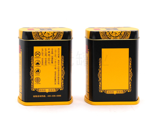 紅景天破壁飲片鐵盒包裝設計 紅景天破壁飲片鐵盒包裝設計
